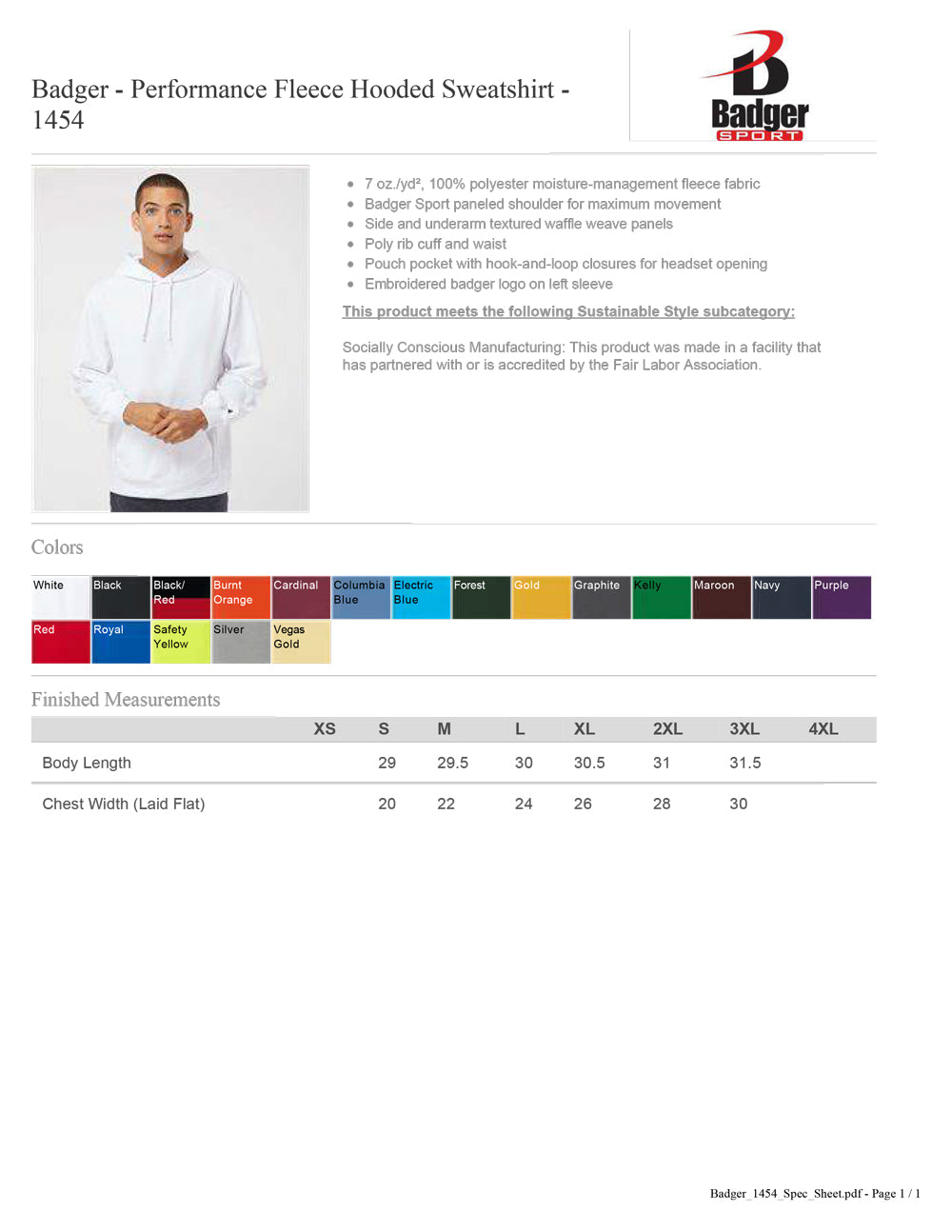 Rifle Team - 100% Poly Wicking Hoodie