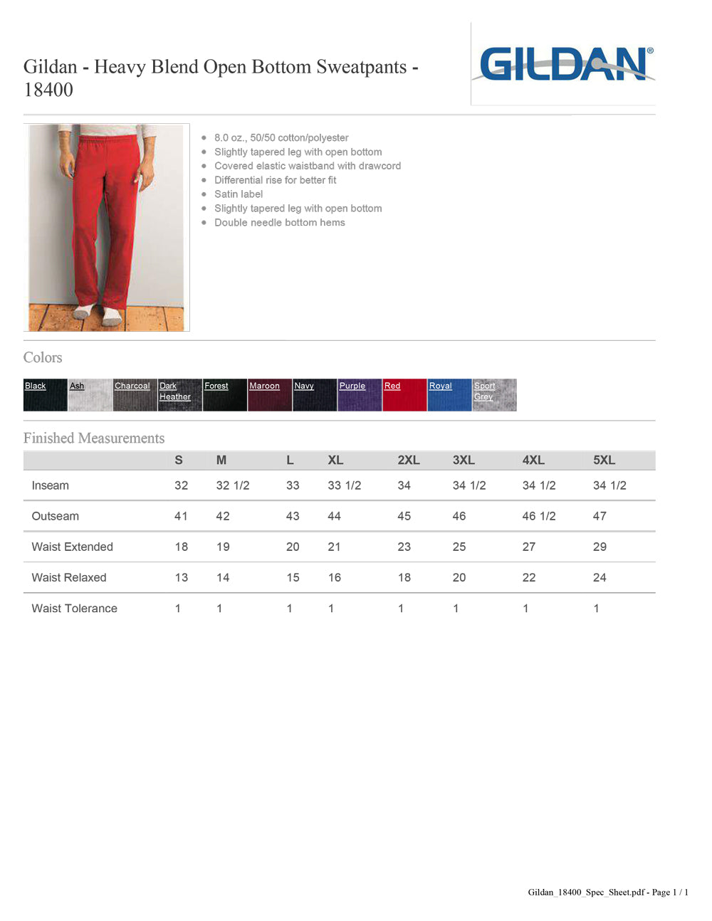 LMS 2025 Track Open Bottom Sweatpants