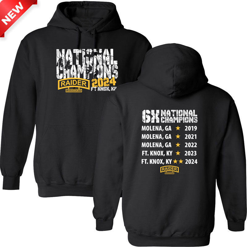 Raider 6X National Champions Blend Hooded Sweatshirt