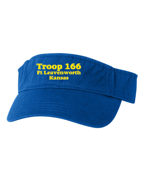 Troop 166 Bio-Washed Visor