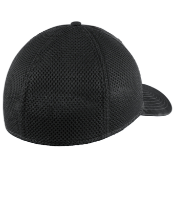 Fitted Black Camo Cap