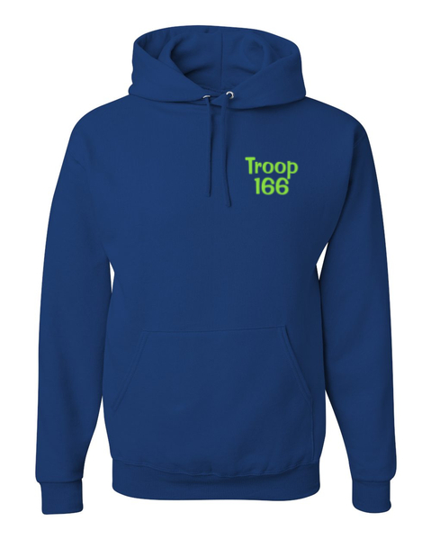 Troop 166 Pullover Hooded Sweatshirt