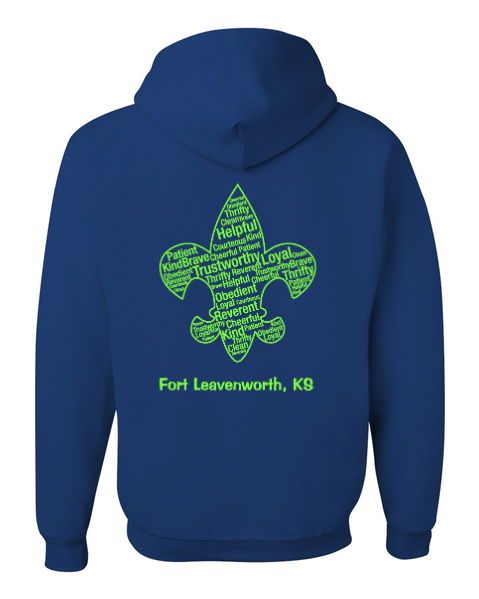 Troop 166 Pullover Hooded Sweatshirt