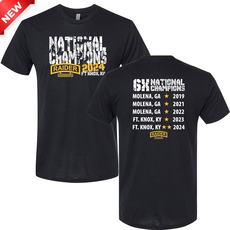 Raider 6X National Champions Next Level Triblend tee
