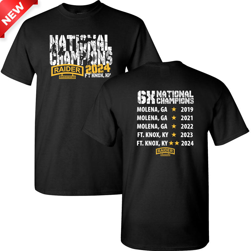 Raider 6X National Champions Blend T-Shirt