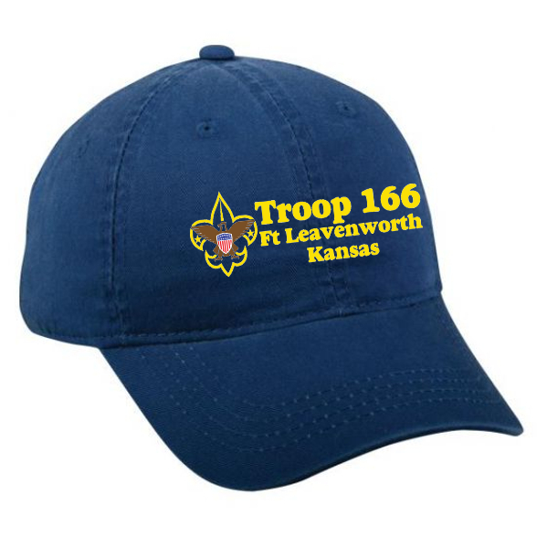 Troop 166 Garment Washed Dad Cap