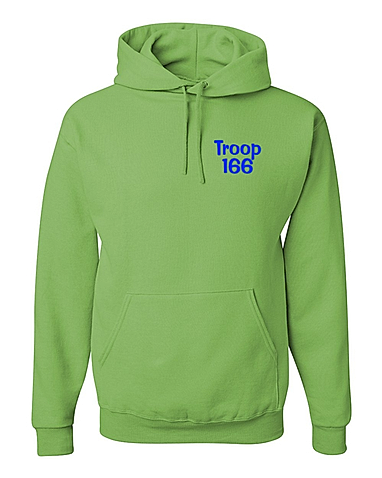 Troop 166 Pullover Hooded Sweatshirt