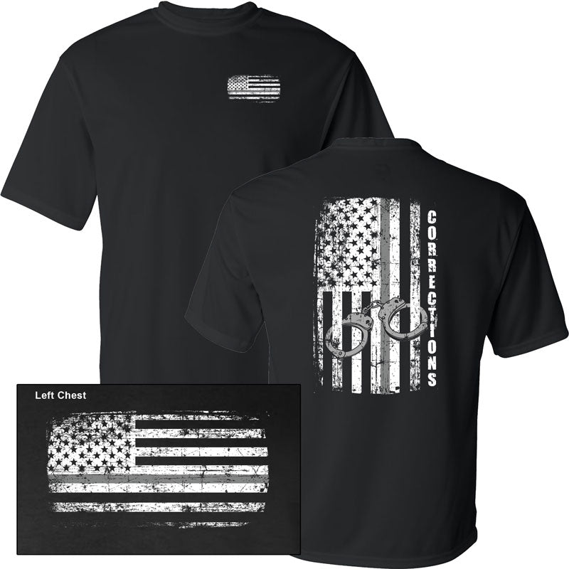 Corrections Flag - Performance Poly T-Shirt
