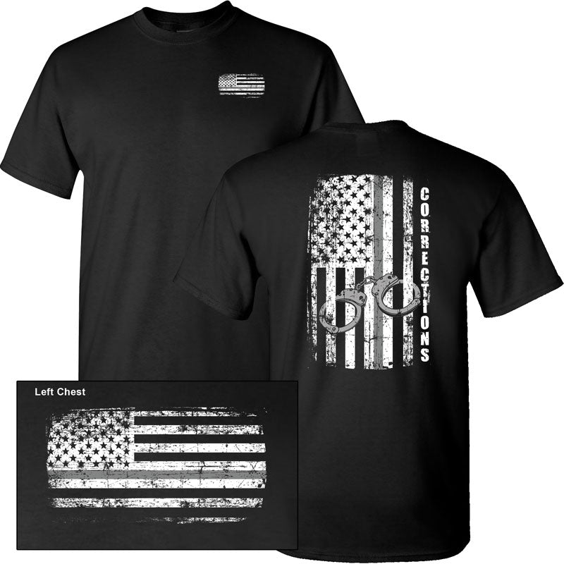 Corrections Flag - Cotton Blend T-Shirt