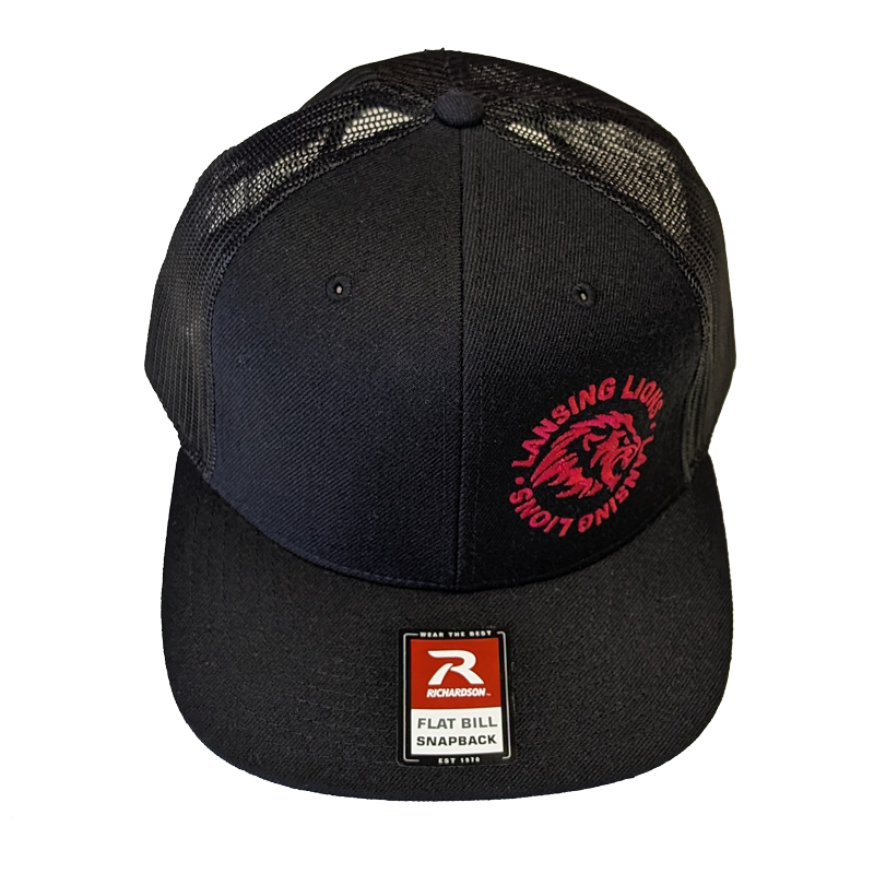 Lansing Lions Circle Logo Flat Bill