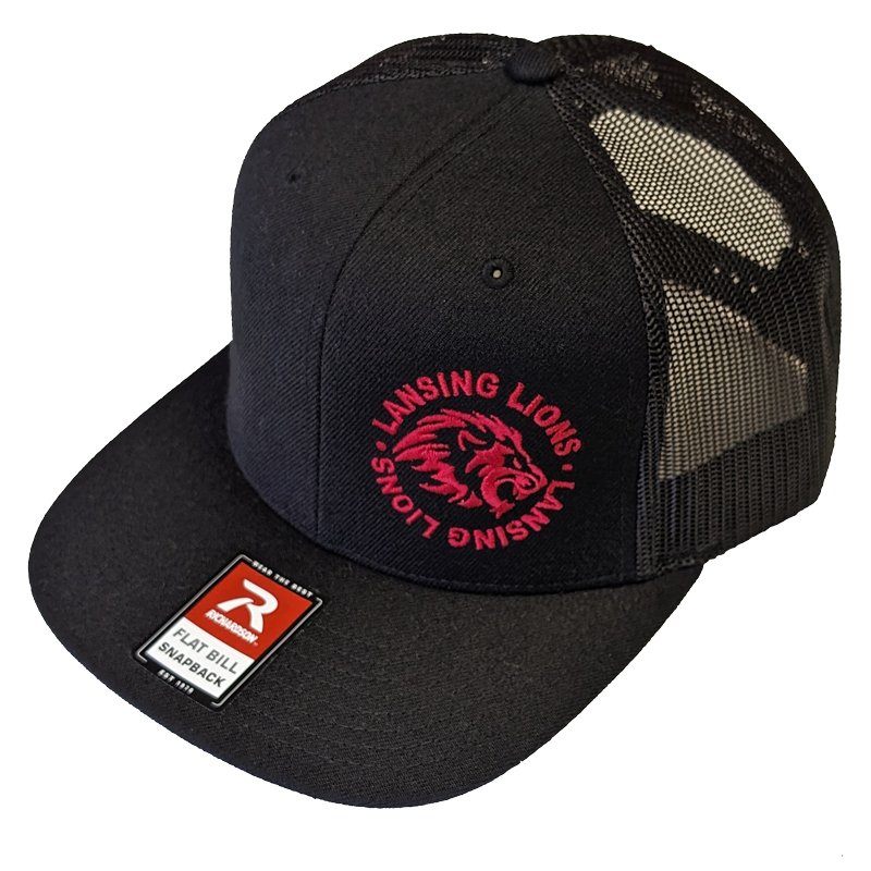 Lansing Lions Circle Logo Flat Bill