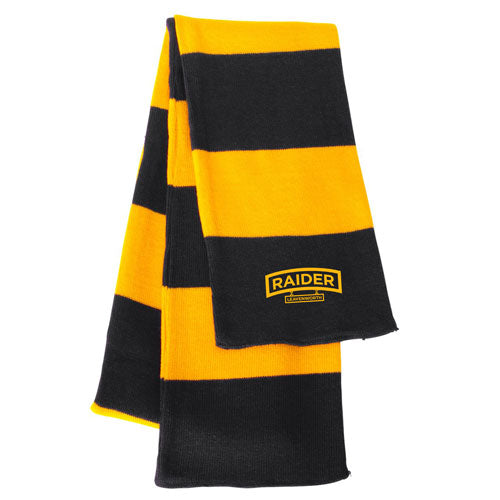 Raider Striped Knit Scarf