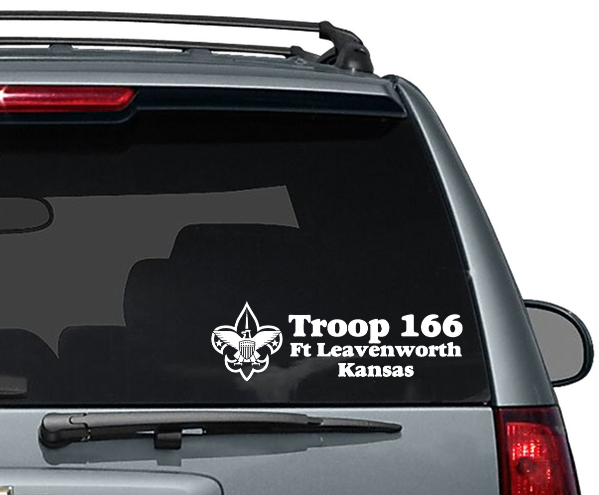 Troop 166 Window Decal