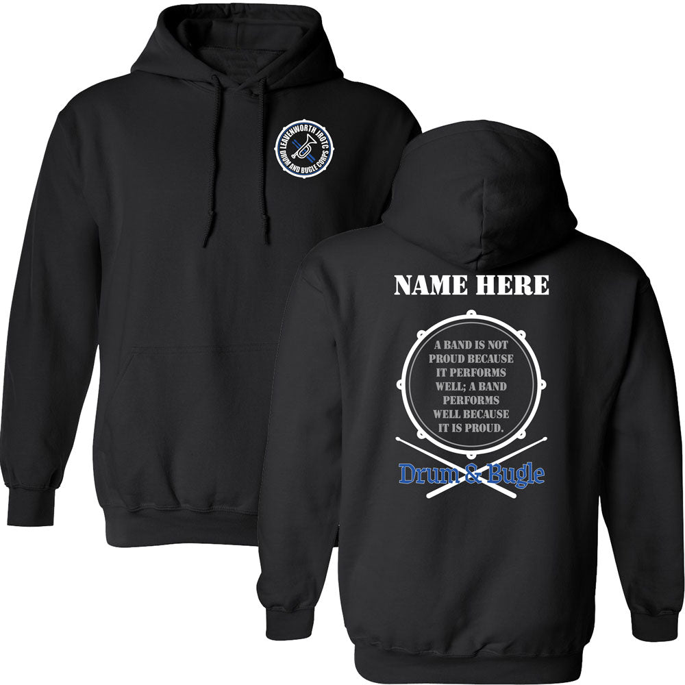 Drum & Bugle Cotton Blend Hooded Sweatshirt (Hoodie)