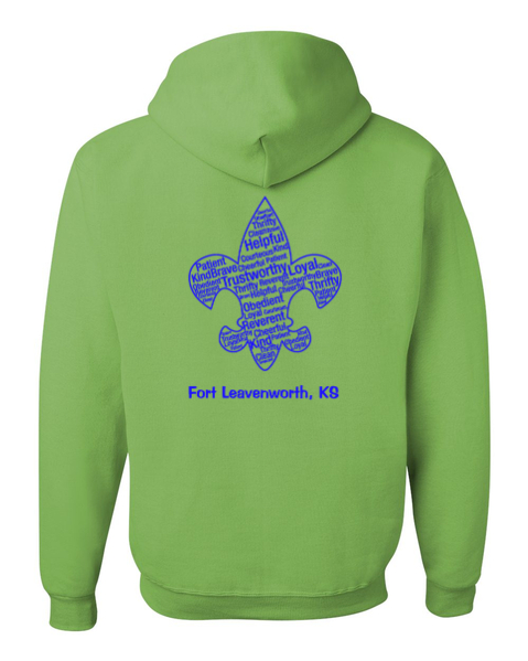 Troop 166 Pullover Hooded Sweatshirt