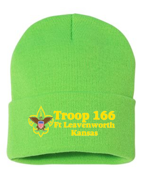 Troop 166 Beanie w/ Cuff