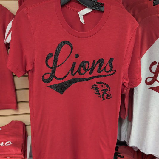 Lions Glitter Tri-blend t-shirt