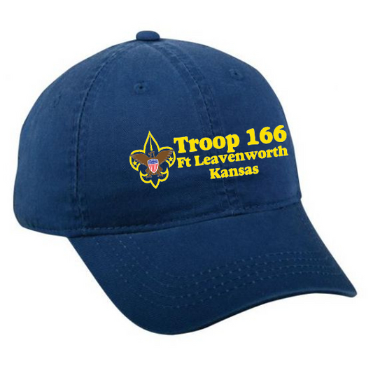 Troop 166 Garment Washed Dad Cap