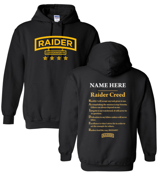 Raider Cotton Blend Hooded Sweatshirt