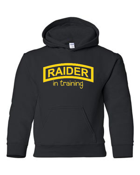 Raider in Training - Toddler / Youth Blend Hooded Sweatshirt