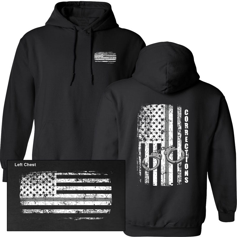 Corrections Flag - Blend Hooded Sweatshirt (Hoodie)