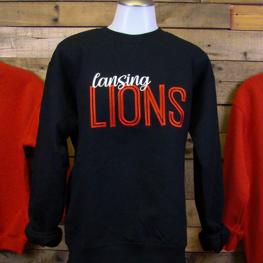 Lansing Lions Embroidered Sweatshirt