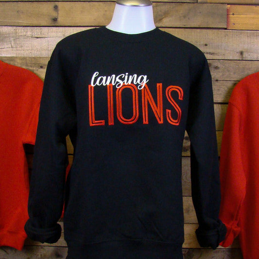 Lansing Lions Embroidered Sweatshirt