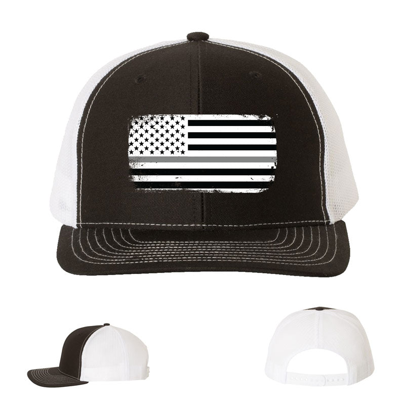 Thin Grey Line - Richardson Snapback Trucker Cap