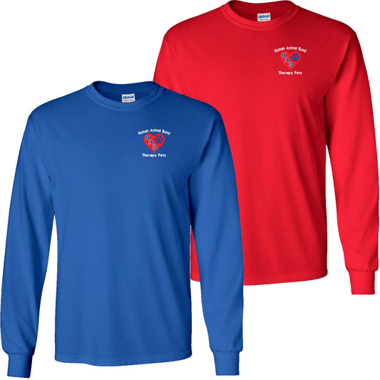 Gildan Cotton Long Sleeve T-Shirt w/ HAB Logo