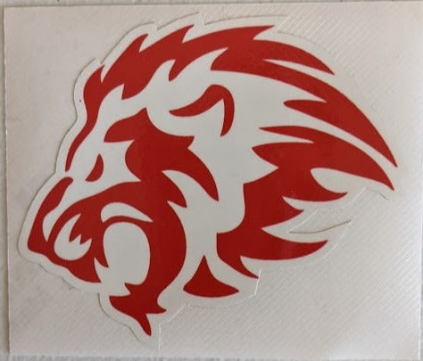Small Lansing Lions Full Color Sticker
