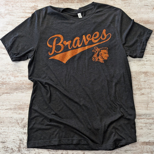 Bonner Braves Glitter Swish Tri-blend t-shirt