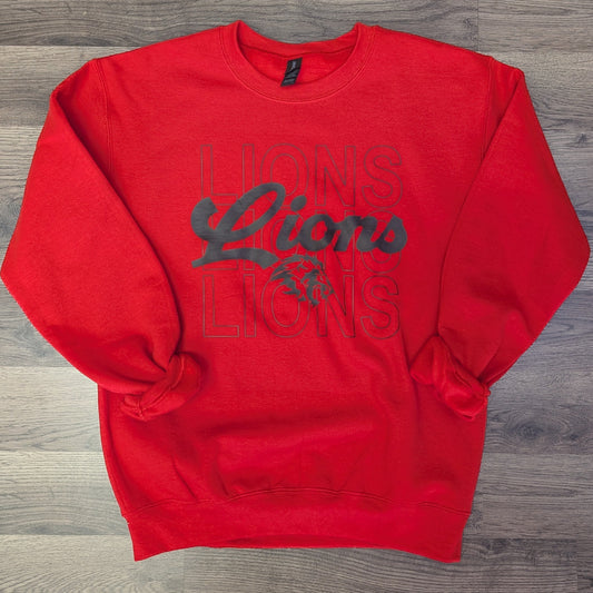Lions on Repeat! Crewneck Sweatshirt