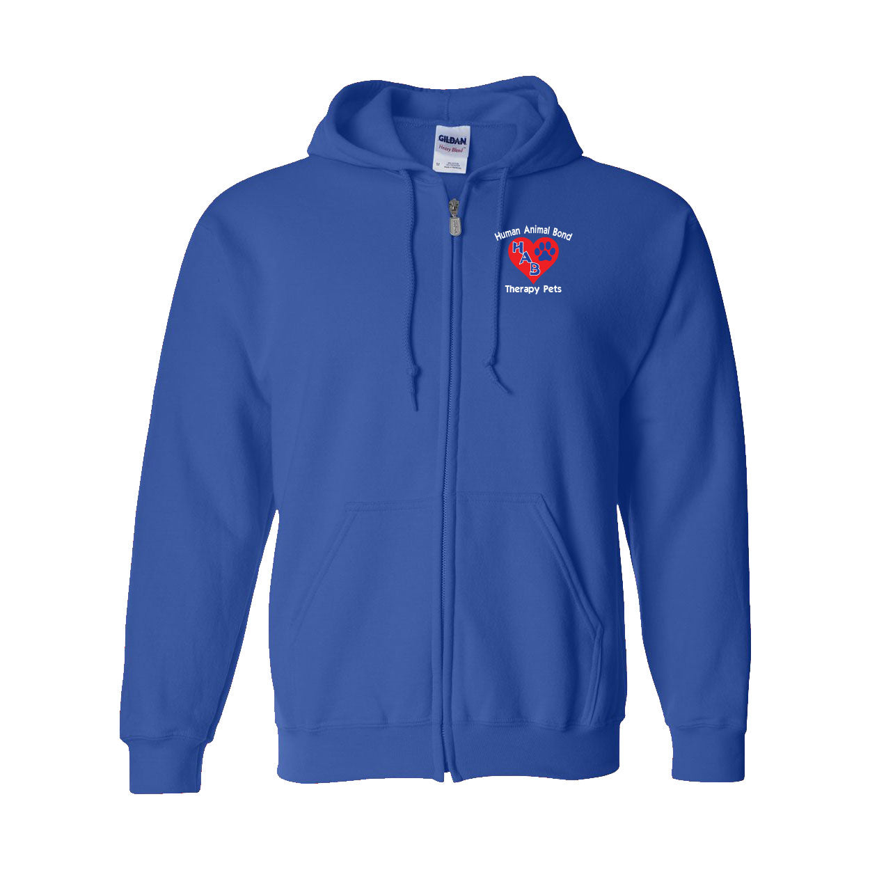 Gildan Full-Zip Hooded Sweatshirt w/ HAB Logo