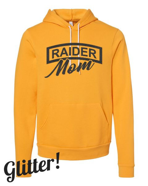 Raider Mom Bella+Canvas Adult Unisex Sponge Fleece Hoodie