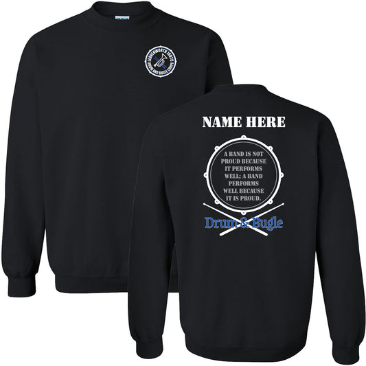 Drum & Bugle Cotton Blend Crewneck Sweatshirt
